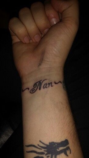 #Nan #tattoo Nan Tattoo Ideas, Tattoo Profile, Nan Tattoo, A Tattoo, Wrist Tattoos, Tattoo Images, I Tattoo, Jesus Fish Tattoo, Tattoo Quotes