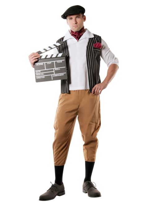 Hollywood Director Mens Costume Deluxe - If you've got a love of all things Hollywood, or maybe you aspire to become a filmmaker one day, this Hollywood Director Men's Costume Deluxe will certainly make you look the part! Inspired by classic Hollywood Director outfits from the 1940's and 1950's, this Hollywood Director Costume for Men is a blast from the past. Film Director Outfit, Producer Outfit, Director Outfit, Hollywood Theme Party Outfit, Director Costume, Movie Halloween Costumes, Party Outfit Men, Hollywood Party Theme, Hollywood Theme