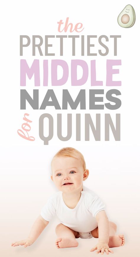 THE PRETTIEST MIDDLE NAMES FOR QUINN - PICTURE OF BABY GIRL SITTING AND SMILING Quinn Name Meaning, Quinn Name, Middle Names For Boys, Baby Middle Names, Girl Middle Names, Cute Middle Names, Name Combinations, Cool Middle Names