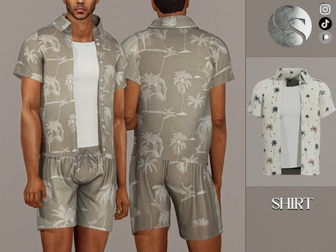 Sims 4 Cc Swimsuit Men, Sims 4 Cc Male Swimwear, Sims 4 Cc Swimwear Male, Sims 4 Male Shirts Cc, Sims 4 Male Swimwear, White Outfit For Men, New Sims 4 Cc, Sims 4 Men Clothing, Sims 4 Male Clothes