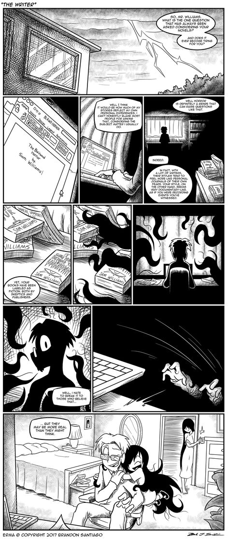 Erma :: Erma- The Writer | Tapas - image 1 Erma Comic, Community Series, Web Comics, Comics Story, Short Comics, The Writer, Horror Comics, Fun Comics, Samara