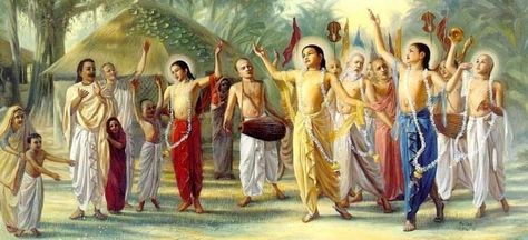 HARINAMA SANKIRTANA Satya Yuga, Radha Krishna Temple, Hare Rama Hare Krishna, Hare Krishna Mantra, Krishna Temple, Krishna Mantra, Srila Prabhupada, Hinduism Art, Devotional Songs