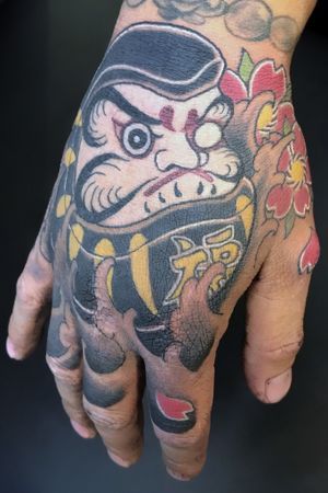 Tattoo uploaded by horimomiji • Daruma hand tattoo #daruma #irezumi #vancouver • 1052112 • Tattoodo Tattoo Daruma, Daruma Tattoo, Daruma Doll Tattoo, Doll Tattoo, Daruma Doll, Tattoo Hand, Photo Tattoo, Dream Tattoos, Hand Tattoo