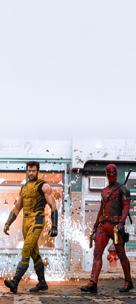 Superhero Duos, Wolverine Movie, Deadpool Movie, Miles Spiderman, Deadpool And Wolverine, Deadpool Wallpaper, Marvel Superhero Posters, I Love Cinema, Wolverine Marvel