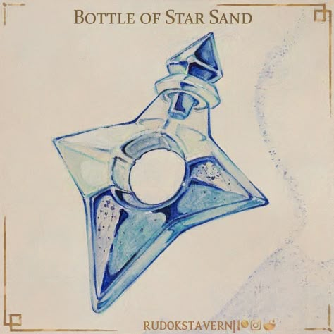 This Item is part of our upcoming Scions of the Fabled Kingdom | 5E Zine, more in the Link! #rudokstavern #dndhomebrew #dnd5ehomebrew #dndhomebrewideas #dndmagicitems #wondrousitem #dnd5e #dungeonsanddragons #potion Dnd Inventory Art, Dnd Objects, Star Kingdom, Dnd Homebrew Items, Alchemy Lab, Homebrew Items, Star Sand, Dnd 5e Homebrew, Fantasy Items