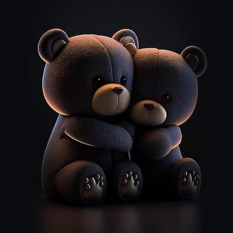 Black Teddy Bear Wallpaper, Usmc Wallpaper, Teddy Love, Dark Iphone Backgrounds, Valentines Cute, Teddy Bear Cartoon, Teddy Pictures, Famous Actresses, Hearts Wallpaper