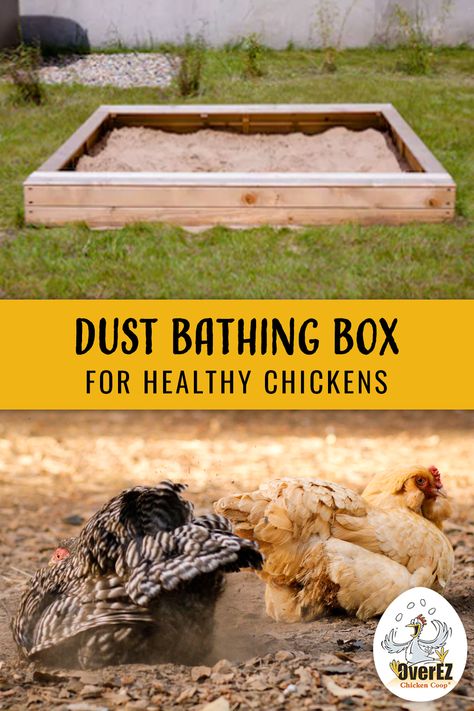 Chicken Dusting Box Ideas, Ranchette Ideas, Dusting Bath For Chickens, Chicken Coop Dust Bath, Best Dust Bath For Chickens, Diy Dust Bath For Chickens, Dust Bath Box For Chickens, Diy Dust Bath, Chicken Dust Bath Ideas