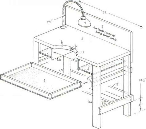 Jewelers Workbench, Workbench Stool, Workbench Organization, Workbench Top, Industrial Workbench, Workbench Plans Diy, Jewellers Bench, Wood Crafting Tools, Diy Workbench