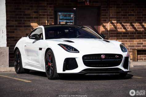 Jag F Type, Jaguar Ftype Svr, Jaguar F Type Svr, Jaguar F Type White, Car Tattoo Design, Jaguar Suv, Wallpapers Cars, Wallpaper Car, Jaguar (cars)