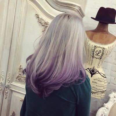 Grey Ombre Hair, Purple Balayage, Purple Ombre Hair, Silver Hair Color, Super Hair, Grey Ombre, Future Style, Bright Hair, Trendy Hair Color