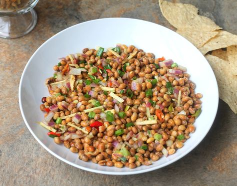 Bhatmas Sadeko (Nepali Soybean Salad) Easy Grits Recipe, Nepali Food, Protein Vegetarian, Plant Proteins, Grits Recipe, Soya Bean, Asian Grocery, No Bean Chili, All Vegetables