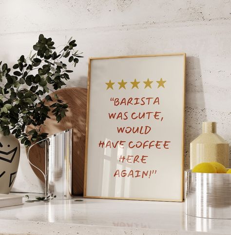 "Cute Barista from Peracreation - Instantly download, print, and frame this funny printable wall art to refresh your kitchen decor! Printable wall art saves you delivery time and shipping costs making it a quick and budget-friendly alternative to traditional wall decor. Digital prints also make great gifts!
IMPORTANT NOTICE: This is a digital product. You will not receive a physical product. You will only have a digital product. Coffee Bar Art, Digital Art Cute, Red Front Door, Wall Art Coffee, Coffee Decor Kitchen, Traditional Wall Decor, Coffee Wall Decor, Coffee Wall Art, Coffee Nook