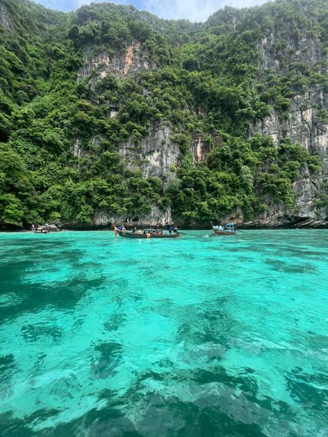 Koh Pileh Lagoon Pileh Lagoon Thailand, Blue Aesthetic, Book Aesthetic, Thailand, Vision Board, Quick Saves, Blue