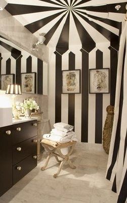 stephen shubel Tent Room, Night Circus, Striped Walls, Design Del Prodotto, Black And White Stripes, Dream Decor, White Decor, Room Themes, My Dream Home