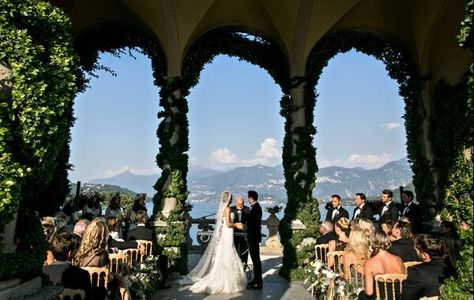 Dream Wedding Venues, Lake Como Wedding, Wedding Goals, Outdoor Wedding Ceremony, Wedding Mood, Italian Wedding, Dreamy Wedding, Italy Wedding, Fairytale Wedding