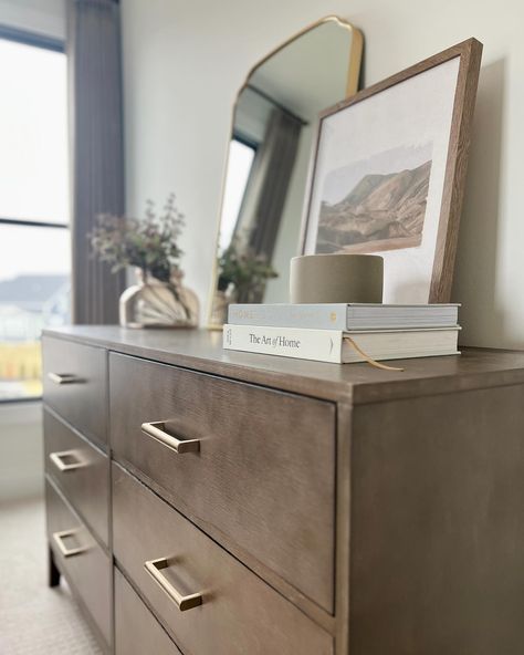 Our flight home was delayed by 4 hours + daylight savings, I’m tired 🥱😴 Slow Sunday Stills featuring @plankandbeamfurniture 🤎 a|d We added this beautiful solid wood modern dresser to our guest bedroom. The Contempo 6 drawer dresser features soft close drawers, wire brush finish (in color Clay) for a textured look, and the perfect champagne gold metal hardware! Comment SHOP for links 🔗 and shop their Spring Sale up to 25% off! ✨other ways to shop: - follow and shop my home on @shop.ltk -... Brown Dresser, Slow Sunday, Dresser Organization, Daylight Savings, Modern Dresser, 6 Drawer Dresser, Soft Close Drawers, Drawer Dresser, Spring Sale