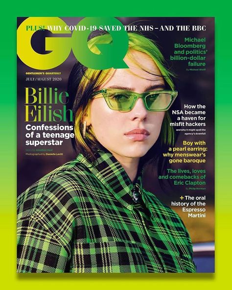 Gq Magazine Covers, Billie Eyelash, Feeling Trapped, Gq Magazine, Billie Eillish, Old Singers, Music Magazines, Body Confidence, Six Feet Under