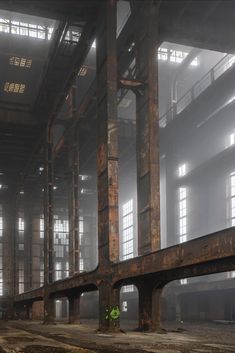 Abandoned Wearhouse, Abandoned Industrial, Factory Interior, Sci Fi Architecture, Abandoned City, Brutalism Architecture, Abandoned Cities, Abandoned Factory, Urban Exploring