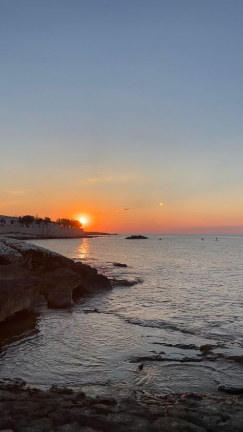 Italian Sunset, Mediterranean Aesthetic, Italian Coast, Pretty Nature, Sky Aesthetic, The Coast, Italy, Nature