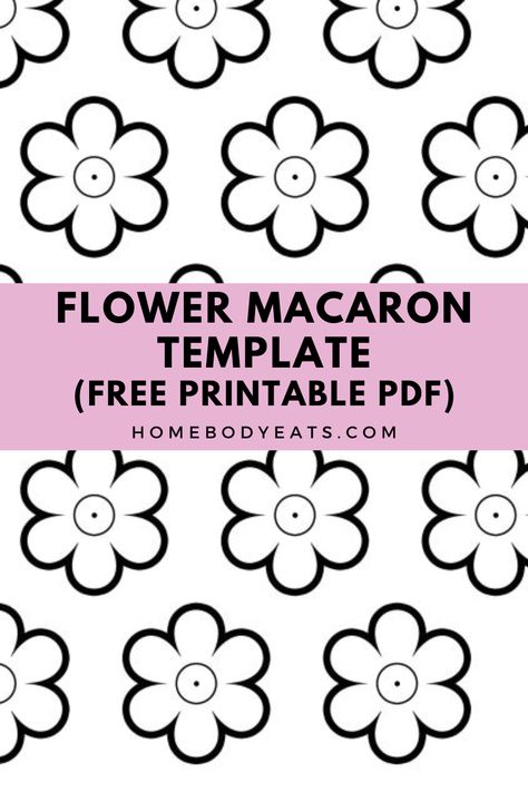 flower macaron piping template. Flower Macaron Template, Macaroon Template Free Printable, Macaron Template Printable, Macaron Piping, Macaroon Template, Spring Macarons, Flower Macarons, Macarons Flowers, Piping Templates