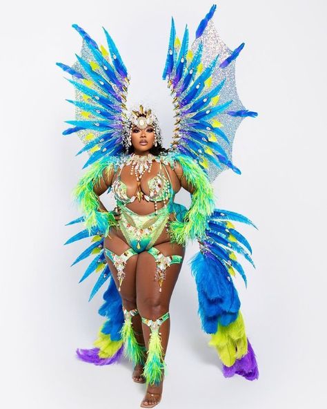 Outfits For Curvy Women, Carribean Carnival Costumes, Carnival Outfit Carribean, Caribbean Carnival Costumes, Miami Carnival, Carnival Outfit, Carnival Fashion, Costumes Around The World, Plus Size Costume