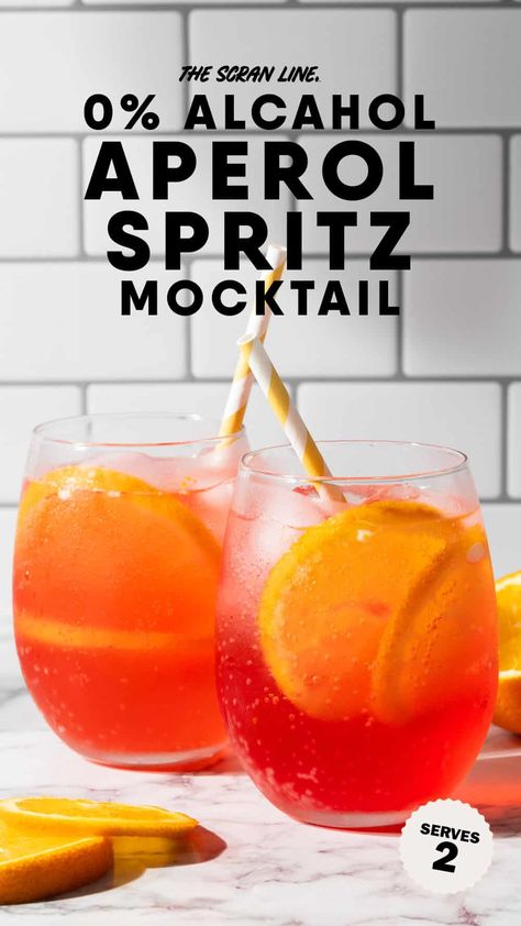 Spritz Mocktail, Cocktail Aperol Spritz, Aperol Spritz Recipe, Virgin Drinks, Italian Drinks, Spritz Recipe, Italian Cocktails, Non Alcoholic Wine, Cocktail Umbrellas