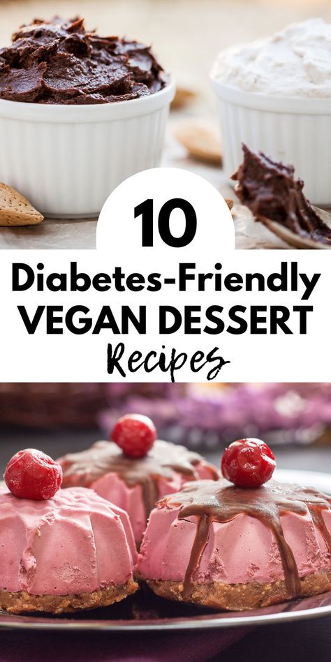 Vegan Low Carb Dessert Recipes, Sugar Free Fall Desserts For Diabetics, Desert For Diabetics, Vegan Diet For Diabetics, Vegan No Sugar Dessert, Low Glycemic Dessert Recipes, Low Carb Vegan Desserts, Vegan Sugar Free Desserts, Low Fat Low Sugar Recipes