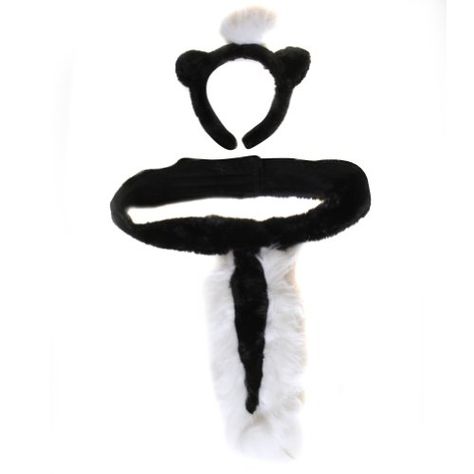 Skunk Headband and Tail Costume Set -- Click image for more details. Skunk Costume, Ears And Tail Set, Fox Headband, Measure Waist, Ears And Tail, Costumes Kids, Sup Accessories, Diy Halloween Costume, Star Diy