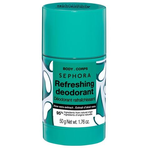 Solid Deodorant in Coconut + Aloe  - SEPHORA COLLECTION | Sephora Coconut Extract, Deodorant Stick, Aluminum Free Deodorant, Aloe Vera Extract, Sephora Collection, White Mark, Makeup Trends, In Water, Fatty Acids