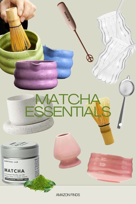 Glasses - https://amzn.to/4iftQvT
Ceramic Matcha bowl - https://amzn.to/4hZvL8b
Matcha Powder - https://amzn.to/3Qy5vFS
Matcha kit pink - https://amzn.to/3QzxmW8
Electric matcha whisk - https://amzn.to/4hS454V
Nordic white ceramic mug - https://amzn.to/41uh5Ii

#matcha #aesthetic #matchalatte Matcha Kit, Matcha Drinks, Matcha Aesthetic, Best Matcha, Ceremonial Matcha, Matcha Whisk, Matcha Drink, Drinking Accessories, Matcha Bowl