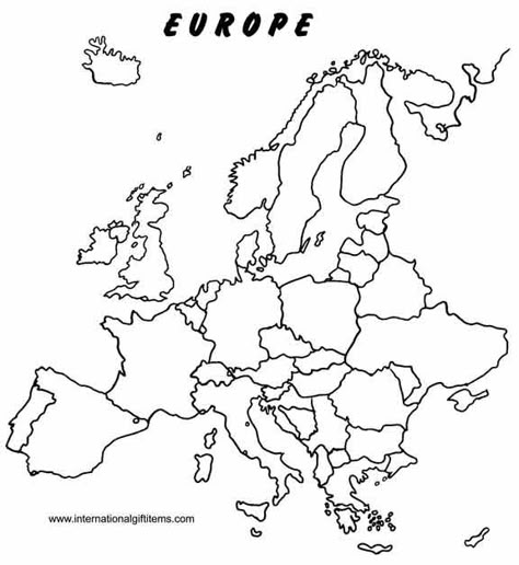 Printable Blank Europe Map Europe Blank Map, Europe Map Printable, Europe Quiz, World Map Europe, Printable Outline, Map Quiz, Travel Photography Europe, Map Of Europe, Europe Travel Outfits