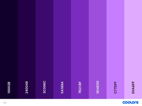 Mulberry Color Palette, Purple Room Decor Ideas, Palette Viola, Dark Purple Color Palette, Purple Hex, Purple Color Code, Color Uva, Paint Color Combos, Purple Room Decor