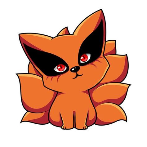 Cute Kurama, Baby Kurama, Chibi Naruto Characters, Tato Naruto, Pfp Gifs, Dibujos Anime Chibi, Kurama Naruto, Naruto Sketch Drawing, Naruto Tattoo