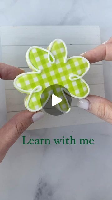 Summer Deepe-Cookie Biz Expert on Instagram: "A simple gingham airbrush can turn a boring cookie into an adorable treat!   Wishing good luck to Ryan today on his swim meet! ☘️   #cookiedecoratingvideo #cookiesforoccasion #decoratedcookie #royalicingcookiedecorating  #summerssweetshoppe #edibleart  #cookiedecorator #royalicing #cookier #decoratedsugarcookies #instacookies #diytop #flashesofdelight #onlinecookieclass #cookieclasses #cookiesofinstagram #creators #eastercookies #cookiepackaging #timelapse #buzzfeedfood #tutorial #cookietutorial #videooftheday #cookievideo #cookiedecoratingvideo" Gingham Cookies Decorated, Gingham Cookies, Air Brush Cookies Royal Icing, Air Brushing Cookies, Airbrush Royal Icing Cookies, Airbrush Cookies, How To Airbrush Cookies, Airbrushing Cookies, Diy Sugar Cookies