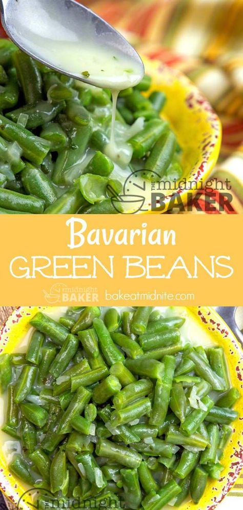 German Food Authentic, Bavarian Recipes, Veggie Recipe, German Foods, Grits Recipe, German Recipes, Green Bean Recipes, Delicious Vegetables, Best Side Dishes