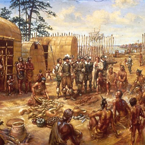 Jamestown Colony - HISTORY Colonial Aesthetic, National Geographic Videos, Southern Colonies, Jamestown Colony, Jamestown Virginia, Pilgrim Life, William Bradford, Plymouth Colony, The Pilgrims