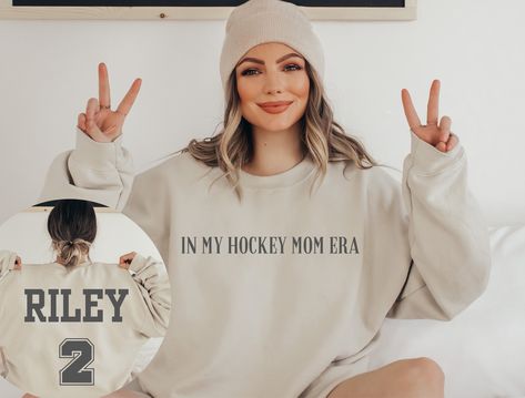 Personalized Hockey Mom Sweatshirt, in My Hockey Mom Era, Retro Hockey Season Shirt, High School Hockey, Sports Mom Shirt, Hockey Mom Gift - Etsy Canada Gifts For Gym Lovers, Mrs Sweatshirt, Women Lifting, Wrestling Mom, Mrs Shirt, Wedding Pumps, Nurse Sweatshirt, Leopard Gecko, Hockey Mom