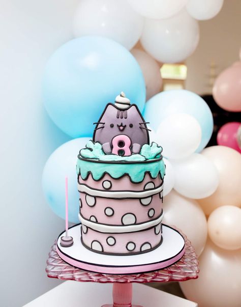 Pusheen Birthday Cake Ideas, Pusheen Cake Ideas, Pusheen Birthday Party Ideas, Pusheen Birthday Cake, Birthday Pusheen, Pusheen Cat Birthday Party Ideas, Pusheen Cake Pops, Pusheen Birthday, Cat Birthday Party