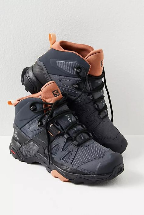 Hiking Boots | FP Movement Salomon X Ultra 4, Mountaineering Equipment, Gore Tex Boots, Platform Chelsea Boots, Free People Shoes, Ankle Support, Sneaker Heels, Boot Shop, Outdoor Adventure