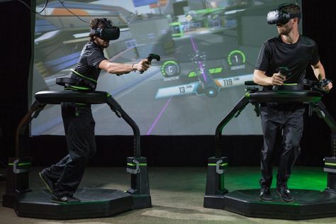 Virtuix And HP Sponsor $100,000 Prize Pool For Omni Arena VR Esports Virtuix Omni, Vr Room, Alien Photos, Computer Gaming Room, Batman Batmobile, Clever Gadgets, Future Games, Video Game Room Design, Video Game Rooms