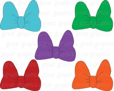 Minnie Mouse Bow Template, Bow Tie Template, Bow Printable, Daisy Clipart, Tie Template, Mickey Mouse Headband, Minnie Mouse Silhouette, Minnie Mouse Hair Bows, Minnie Mouse Images