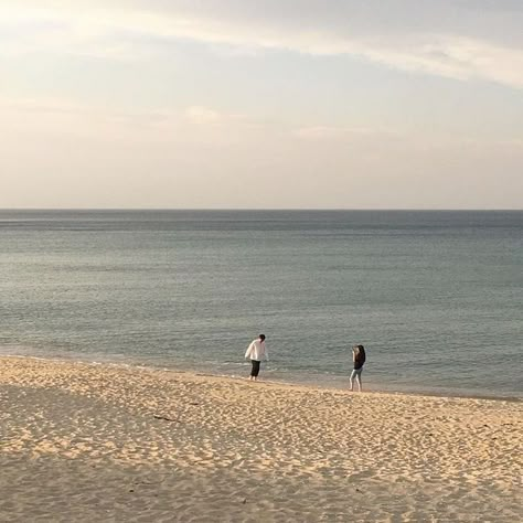 The Ocean, The Sky, The Beach, Walking, Water