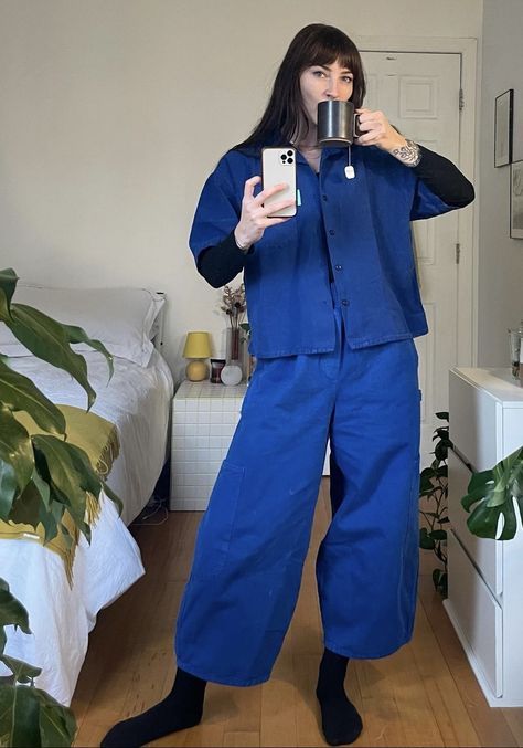 Meals Clothing Chef Pants, All Blue Outfits For Women, Chef Pants Outfit, Laid Back Outfits, Chef Pants, Chef Clothes, Genderless Fashion, A Charcuterie Board, Canvas Pants