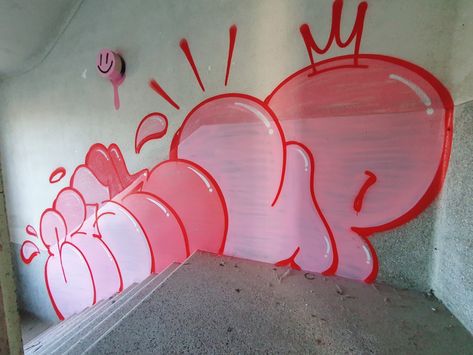 Throw Up Graffiti Alphabet Bubble, Gum Graffiti, Throwup Graffiti, Uk Graffiti, Sugar Bush, Graffiti Street Art, Graffiti Stickers, Pink Throws, Graffiti Alphabet