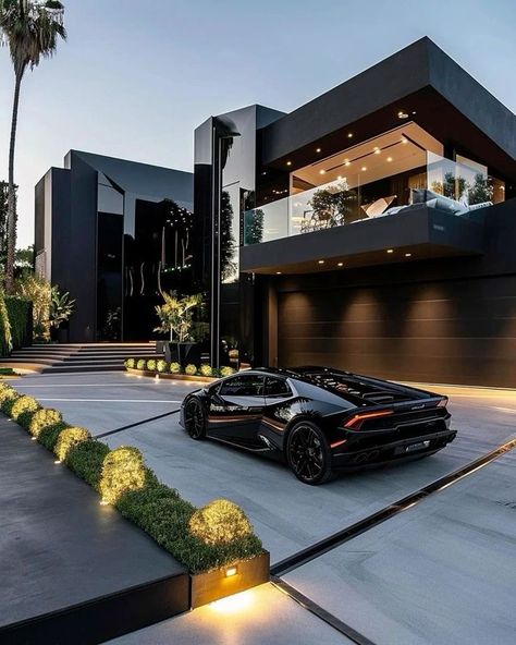 Milioner Life Aesthetic, Modern House Design Exterior Luxury Architecture, Luxury Home Wallpaper, Nice Modern Houses, Mansion Aesthetic Modern, Millionaire Lifestyle Wallpaper, Luxury Life Wallpaper, Luxury Houses Exterior, Mazaratti Cars