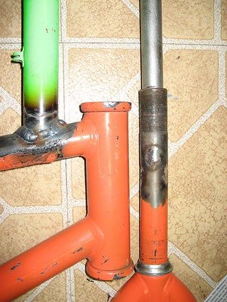 Tall Bike Buidling : 7 Steps - Instructables Amp Settings, Bike Builder, Paint Thinner, Black Pipe, Blood Sweat And Tears, Bmx Bikes, Steel Rod, Bike Frame, Bike Parts