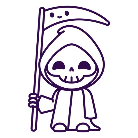 Cartoon Grim Reaper Drawing, Tiny Grim Reaper Tattoo, Cartoon Grim Reaper Tattoo, Diy Tshirt Drawing Ideas, Reaper Outline, Grim Reaper Doodle, Cute Grim Reaper Drawing, Reaper Doodle, Grim Reaper Tattoo Simple