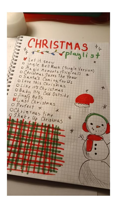 Christmas List Ideas On Paper, Christmas Wishlist Ideas On Paper, Christmas List Template, Xmas List Ideas, Bullet Journal Christmas, Christmas Sleepover, Christmas Checklist, Cute Christmas Ideas, Christmas To Do List