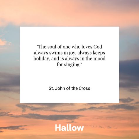 St. John of the Cross Quote – Hallow Saint John Of The Cross, St John Of Avila Quotes, St John Of The Cross Quotes, St John Of The Cross Art, St John Chrysostom Quotes Marriage, St John Chrysostom, Cross Quotes, Right To Privacy, Improve Yourself