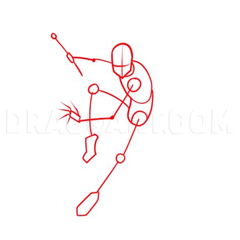 How To Draw Action Poses, Step by Step, Drawing Guide, by KingTutorial - DragoArt Stick Figure Poses, Guys Back, Drawing Guide, Standing Poses, Stick Figure, Figure Poses, Step Drawing, Guided Drawing, Draw Something